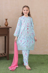 Muskurahatain By Shanzey Stitched 3 Piece Kids Lawn Suit-SHK-6405