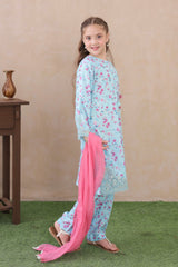 Muskurahatain By Shanzey Stitched 3 Piece Kids Lawn Suit-SHK-6405
