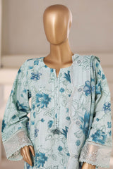 Signature By Sada Bahar Stitched 3 Piece Emb Khaddar Winter Suit-SK-532-Turquoise