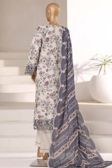 Signature By Sada Bahar Stitched 3 Piece Emb Khaddar Winter Suit-SK-536-Skin