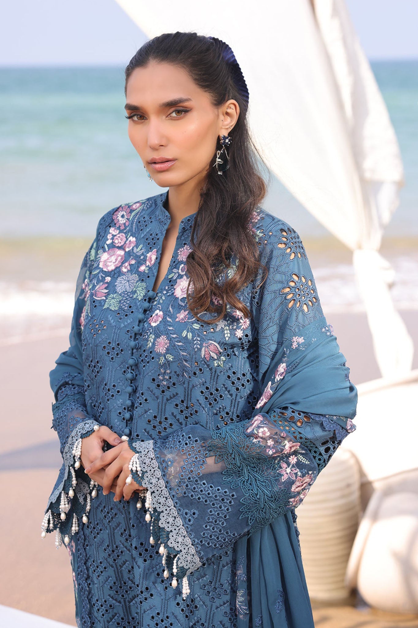 Hania By Imrozia Unstitched 3 Piece Luxury Lawn Collection-SL-86-Mirha