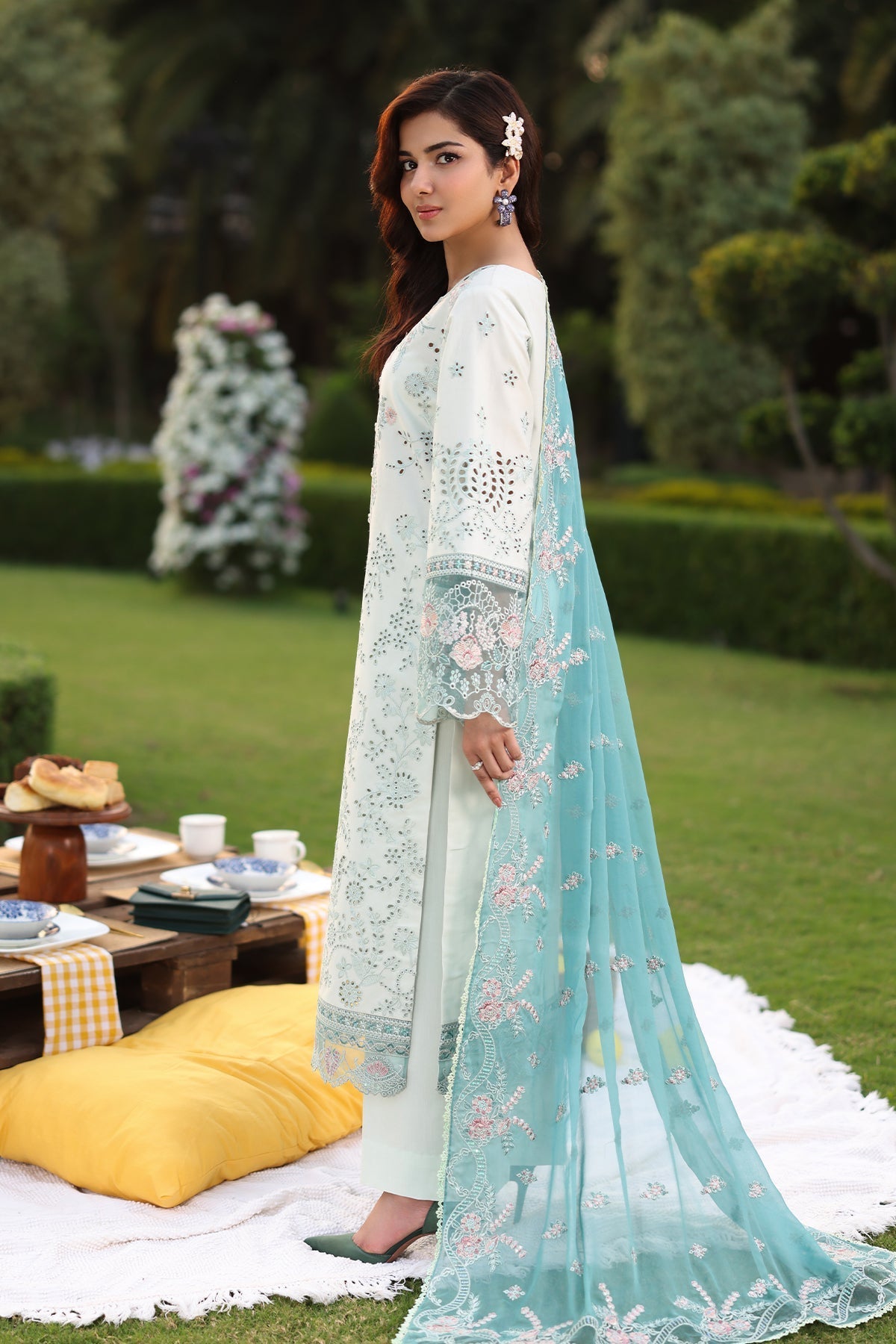 Hayam By Imrozia Serene Unstitched 3 Piece Luxury Eid Lawn Collection'2025-SL 88 HIBA