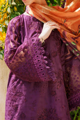 Baroque Unstitched 3 Piece Swiss Lawn Vol-12 Collection'2024-SLD-04