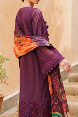 Baroque Unstitched 3 Piece Swiss Lawn Vol-12 Collection'2024-SLD-04