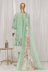Bin Saeed Stitched 3 Piece Exclusive Printed Lawn Vol-01 Collection-SM-1335-Pista