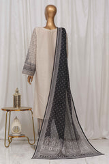 Bin Saeed Stitched 3 Piece Exclusive Printed Lawn Vol-04 Collection-SM-1363-Skin