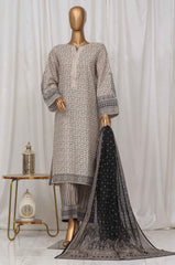 Bin Saeed Stitched 3 Piece Exclusive Printed Lawn Vol-04 Collection-SM-1363-Skin