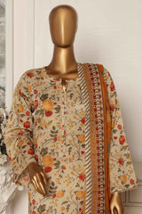 Bin Saeed Stitched 3 Piece Exclusive Printed Lawn Vol-05 Collection-SM-1382-Skin