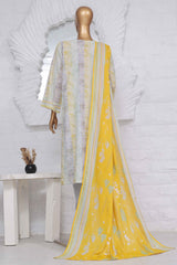 Bin Saeed Stitched 3 Piece Exclusive Printed Lawn Vol-02 Collection-SM-1383-Multi