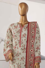 Bin Saeed Stitched 3 Piece Exclusive Printed Lawn Vol-04 Collection-SM-1403-Pista