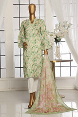 Bin Saeed Stitched 3 Piece Exclusive Printed Lawn Vol-03 Collection-SM-1516-Pista
