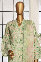 Bin Saeed Stitched 3 Piece Exclusive Printed Lawn Vol-03 Collection-SM-1516-Pista