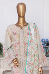 Bin Saeed Stitched 3 Piece Exclusive Printed Lawn Collection-SM-1517-Skin