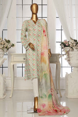 Bin Saeed Stitched 3 Piece Exclusive Printed Lawn Vol-05 Collection-SM-1523-Pista