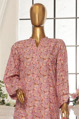 Bin Saeed Stitched 3 Piece Exc Printed Lawn Vol-02 Collection-SM-1707-Pink