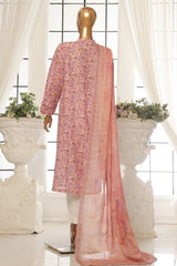 Bin Saeed Stitched 3 Piece Exc Printed Lawn Vol-02 Collection-SM-1707-Pink