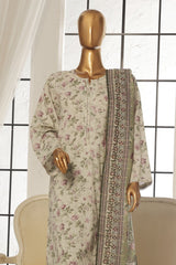 Bin Saeed Stitched 3 Piece Exc Printed Lawn Vol-02 Collection-SM-1761-Skin