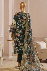 Eid Ke Rang By Bin Saeed Stitched 3 Piece Chikankari Lawn Suit-SM-1776-Blue