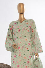 Bin Saeed Stitched 3 Piece Exclusive Printed Lawn Vol-03 Collection'2025-SM-1835-Green