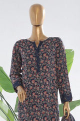 Bin Saeed Stitched 3 Piece Exclusive Printed Lawn Vol-03 Suit-SM-1841-Blue