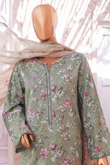 Bin Saeed Stitched 3 Piece Exclusive Printed Lawn Vol-05 Suit-SM-1914-Pista