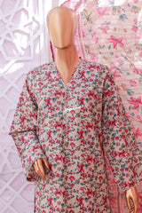 Bin Saeed Stitched 3 Piece Exclusive Printed Lawn Vol-05 Suit-SM-1917-Skin