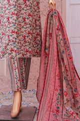 Bin Saeed Stitched 3 Piece Exclusive Printed Lawn Vol-05 Suit-SM-1917-Skin