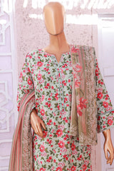 Bin Saeed Stitched 3 Piece Exclusive Printed Lawn Vol-05 Suit-SM-1926-Pista