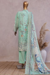 Bin Saeed Stitched 3 Piece Luxury Emb with Emb Dupatta Collection'2025-SM-1994-Mint