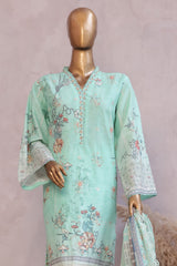 Bin Saeed Stitched 3 Piece Luxury Emb with Emb Dupatta Collection'2025-SM-1994-Mint