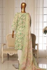 Bin Saeed Stitched 3 Piece Exc White and White Chikankari Collection'2025-SM-2004-Pista
