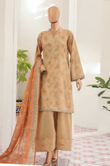 Bin Saeed Exclusive Printed Lawn With Farshi Shalwar Vol-03 Suit-SM-2126-Yellow