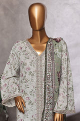 Bin Saeed Stitched 3 Piece Luxury Front Open Cutwork Vol-03 Suit-SM-2158-Pista