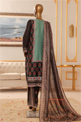 Bin Saeed Stitched 3 Piece Exclusive Chikankari Vol-07 Collection'2025-SM-2289-Green