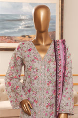 Bin Saeed Stitched 3 Piece Exclusive Chikankari Vol-07 Suit-SM-2291-Skin