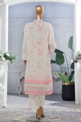 Eid Ka Jora By Bin Saeed Stitched 3 Piece Luxury Emb Chiffon Gown Collection-SMPC-2024-White