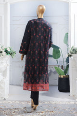 Eid Ka Jora By Bin Saeed Stitched 3 Piece Luxury Emb Chiffon Gown Collection-SMPC-2026-Black