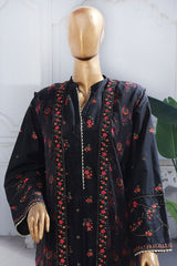 Eid Ka Jora By Bin Saeed Stitched 3 Piece Luxury Emb Chiffon Gown Collection-SMPC-2026-Black
