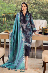 Signature Prints by Nureh Unstitched 3 Piece Khaddar Suit-SP-27