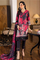 Signature Prints by Nureh Unstitched 3 Piece Khaddar Suit-SP-28