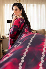 Signature Prints by Nureh Unstitched 3 Piece Khaddar Suit-SP-28