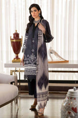 Signature Prints by Nureh Unstitched 3 Piece Khaddar Suit-SP-30