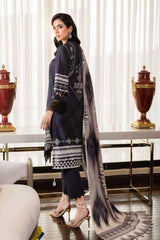 Signature Prints by Nureh Unstitched 3 Piece Khaddar Suit-SP-30