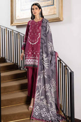 Signature Prints by Nureh Unstitched 3 Piece Khaddar Suit-SP-34