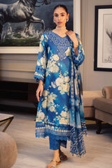 Signature Prints by Nureh Unstitched 3 Piece Printed Lawn Suit-SP-54