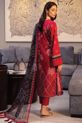 Signature Prints by Nureh Unstitched 3 Piece Printed Lawn Suit-SP-55