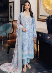 Signature Prints by Nureh Unstitched 3 Piece Lawn Suit-SP-60