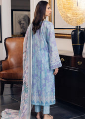 Signature Prints by Nureh Unstitched 3 Piece Lawn Suit-SP-60