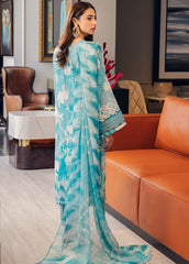 Signature Prints by Nureh Unstitched 3 Piece Lawn Suit-SP-61