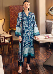 Signature Prints by Nureh Unstitched 3 Piece Lawn Suit-SP-64